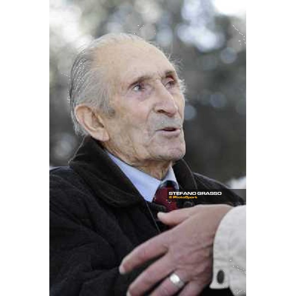 I festeggiamenti in onore del Generale Piero D\'Inzeo per i suoi 90 anni presso la Società Ippica Romana. Roma, 10 marzo 2013 ph.Stefano Grasso