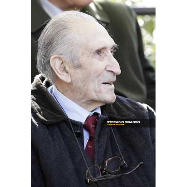 I festeggiamenti in onore del Generale Piero D\'Inzeo per i suoi 90 anni presso la Società Ippica Romana. Roma, 10 marzo 2013 ph.Stefano Grasso