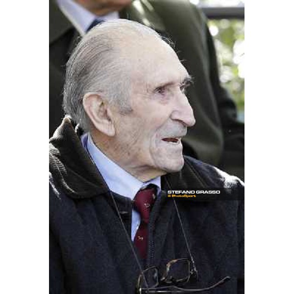 I festeggiamenti in onore del Generale Piero D\'Inzeo per i suoi 90 anni presso la Società Ippica Romana. Roma, 10 marzo 2013 ph.Stefano Grasso