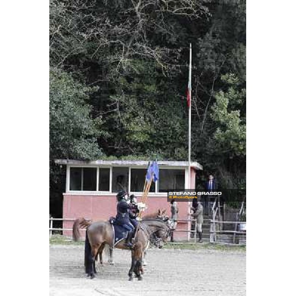 I festeggiamenti in onore del Generale Piero D\'Inzeo per i suoi 90 anni presso la Società Ippica Romana. Roma, 10 marzo 2013 ph.Stefano Grasso