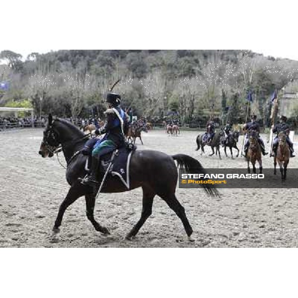 I festeggiamenti in onore del Generale Piero D\'Inzeo per i suoi 90 anni presso la Società Ippica Romana. Roma, 10 marzo 2013 ph.Stefano Grasso