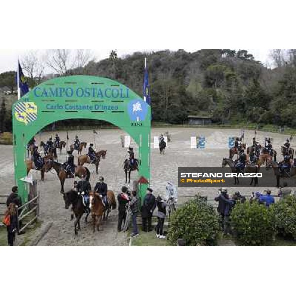 I festeggiamenti in onore del Generale Piero D\'Inzeo per i suoi 90 anni presso la Società Ippica Romana. Roma, 10 marzo 2013 ph.Stefano Grasso