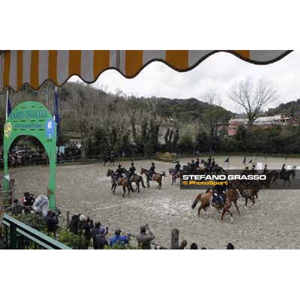 I festeggiamenti in onore del Generale Piero D\'Inzeo per i suoi 90 anni presso la Società Ippica Romana. Roma, 10 marzo 2013 ph.Stefano Grasso
