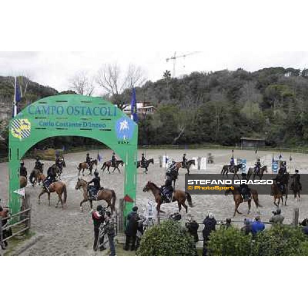 I festeggiamenti in onore del Generale Piero D\'Inzeo per i suoi 90 anni presso la Società Ippica Romana. Roma, 10 marzo 2013 ph.Stefano Grasso