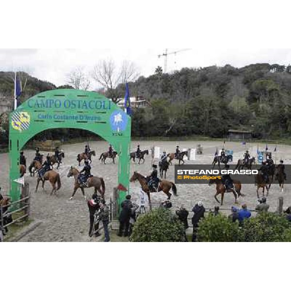 I festeggiamenti in onore del Generale Piero D\'Inzeo per i suoi 90 anni presso la Società Ippica Romana. Roma, 10 marzo 2013 ph.Stefano Grasso