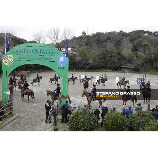 I festeggiamenti in onore del Generale Piero D\'Inzeo per i suoi 90 anni presso la Società Ippica Romana. Roma, 10 marzo 2013 ph.Stefano Grasso