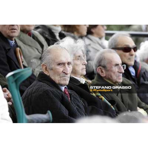 I festeggiamenti in onore del Generale Piero D\'Inzeo per i suoi 90 anni presso la Società Ippica Romana. Roma, 10 marzo 2013 ph.Stefano Grasso