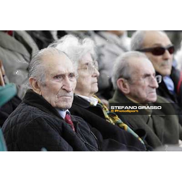 I festeggiamenti in onore del Generale Piero D\'Inzeo per i suoi 90 anni presso la Società Ippica Romana. Roma, 10 marzo 2013 ph.Stefano Grasso