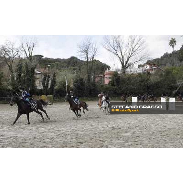 I festeggiamenti in onore del Generale Piero D\'Inzeo per i suoi 90 anni presso la Società Ippica Romana. Roma, 10 marzo 2013 ph.Stefano Grasso