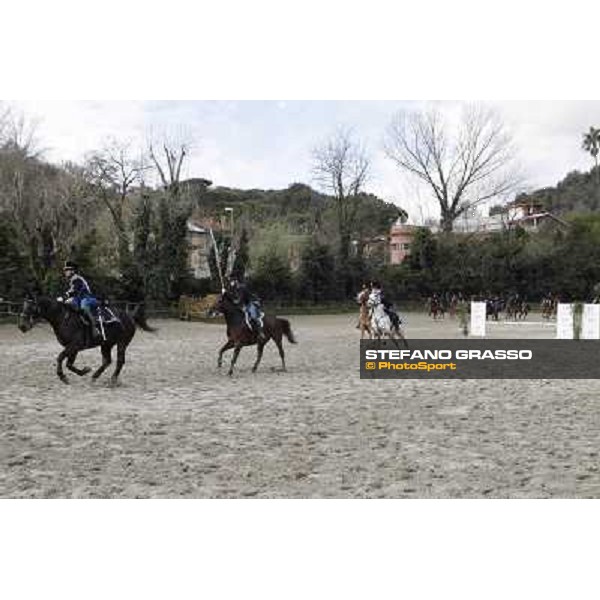 I festeggiamenti in onore del Generale Piero D\'Inzeo per i suoi 90 anni presso la Società Ippica Romana. Roma, 10 marzo 2013 ph.Stefano Grasso