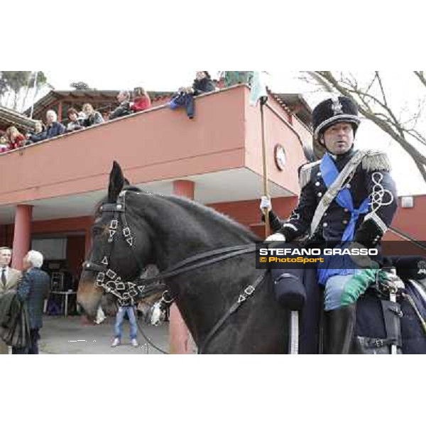 I festeggiamenti in onore del Generale Piero D\'Inzeo per i suoi 90 anni presso la Società Ippica Romana. Roma, 10 marzo 2013 ph.Stefano Grasso