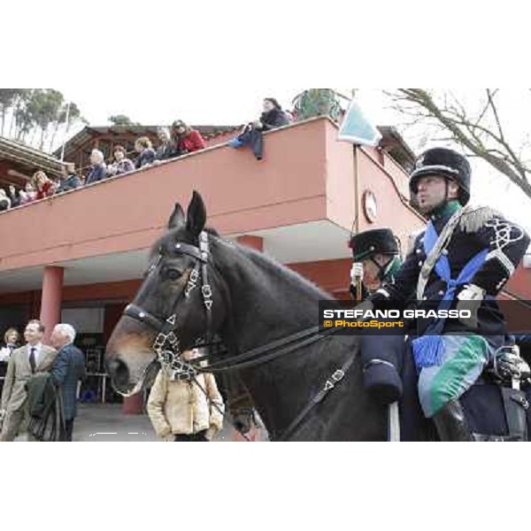 I festeggiamenti in onore del Generale Piero D\'Inzeo per i suoi 90 anni presso la Società Ippica Romana. Roma, 10 marzo 2013 ph.Stefano Grasso