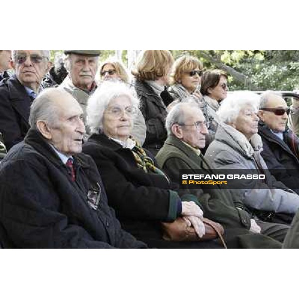 I festeggiamenti in onore del Generale Piero D\'Inzeo per i suoi 90 anni presso la Società Ippica Romana. Roma, 10 marzo 2013 ph.Stefano Grasso