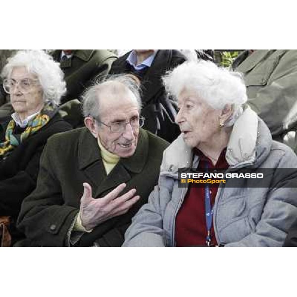 I festeggiamenti in onore del Generale Piero D\'Inzeo per i suoi 90 anni presso la Società Ippica Romana. Roma, 10 marzo 2013 ph.Stefano Grasso