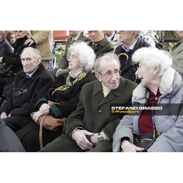 I festeggiamenti in onore del Generale Piero D\'Inzeo per i suoi 90 anni presso la Società Ippica Romana. Roma, 10 marzo 2013 ph.Stefano Grasso