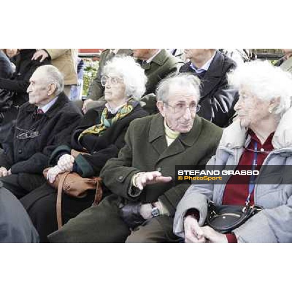 I festeggiamenti in onore del Generale Piero D\'Inzeo per i suoi 90 anni presso la Società Ippica Romana. Roma, 10 marzo 2013 ph.Stefano Grasso