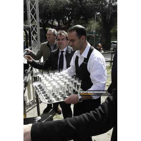 I festeggiamenti in onore del Generale Piero D\'Inzeo per i suoi 90 anni presso la Società Ippica Romana. Roma, 10 marzo 2013 ph.Stefano Grasso