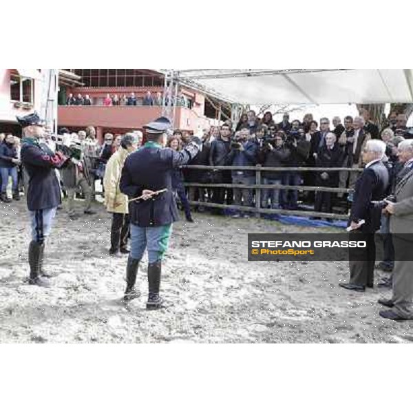 I festeggiamenti in onore del Generale Piero D\'Inzeo per i suoi 90 anni presso la Società Ippica Romana. Roma, 10 marzo 2013 ph.Stefano Grasso