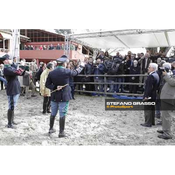 I festeggiamenti in onore del Generale Piero D\'Inzeo per i suoi 90 anni presso la Società Ippica Romana. Roma, 10 marzo 2013 ph.Stefano Grasso