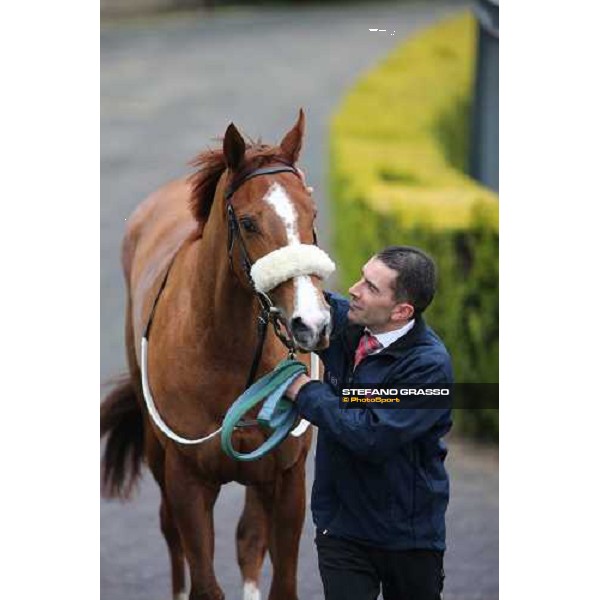 Charity Line and Jonathan Bacci after winning the Premio Nannoccia Roma - Capannelle racecourse, 17th march 2013 ph.Stefano Grasso