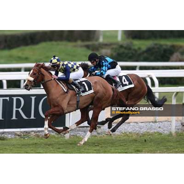 Charity Line,Fabio Branca up, goes to win the Premio Nannoccia Roma - Capannelle racecourse, 17th march 2013 ph.Stefano Grasso