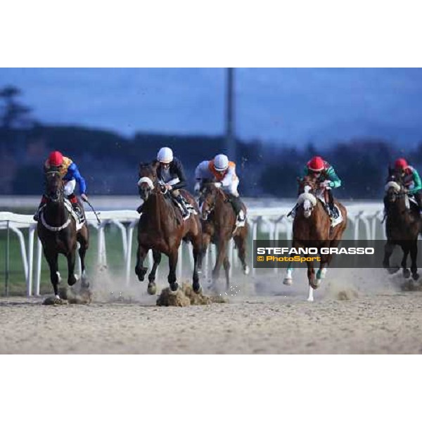 Marshade,Fabio Branca up,goes to win the Premio Trattato di Roma - Kheywunder is second Roma - Capannelle racecourse, 17th march 2013 ph.Stefano Grasso
