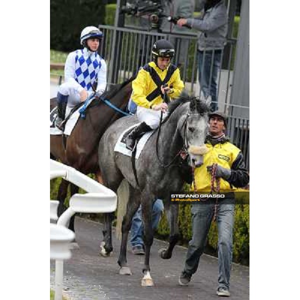 Mirco Demuro and Chiara Wells Roma - Capannelle racecourse, 17th march 2013 ph.Stefano Grasso