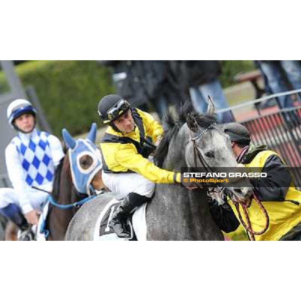 Mirco Demuro and Chiara Wells Roma - Capannelle racecourse, 17th march 2013 ph.Stefano Grasso