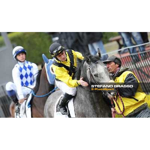 Mirco Demuro and Chiara Wells Roma - Capannelle racecourse, 17th march 2013 ph.Stefano Grasso