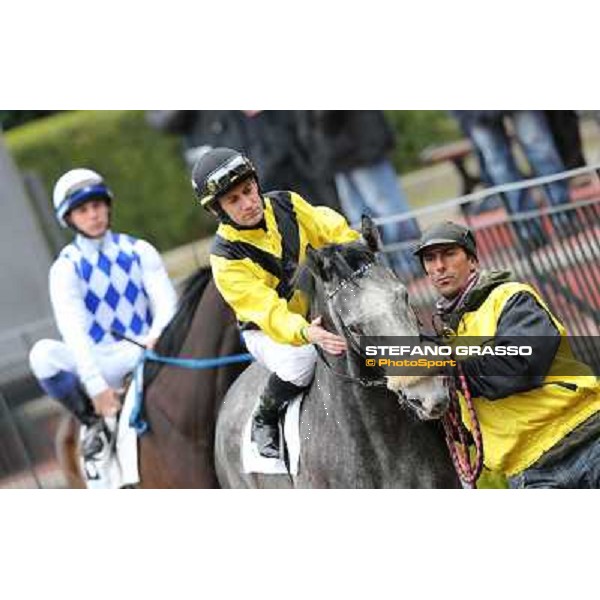 Mirco Demuro and Chiara Wells Roma - Capannelle racecourse, 17th march 2013 ph.Stefano Grasso