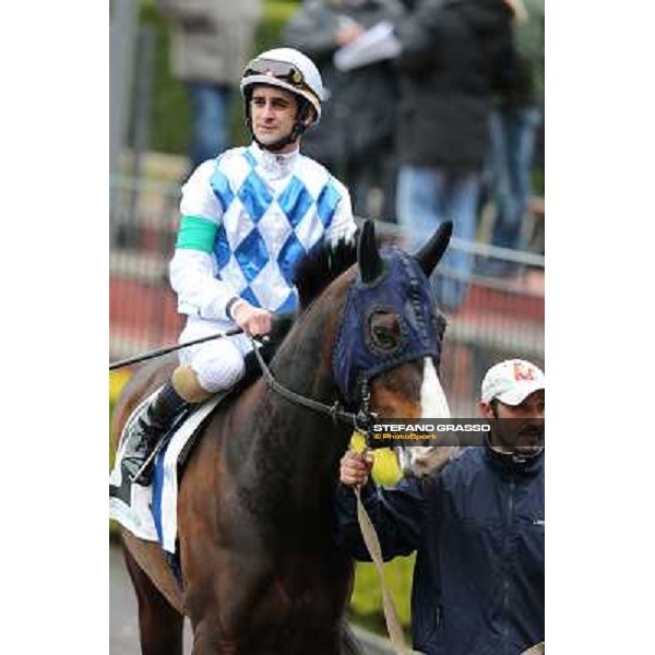Fabio Branca and Malagenia Roma - Capannelle racecourse, 17th march 2013 ph.Stefano Grasso