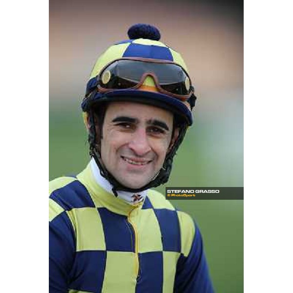 Fabio Branca and Celticus after winning the Premio Federico Smith Roma - Capannelle racecourse, 17th march 2013 ph.Stefano Grasso