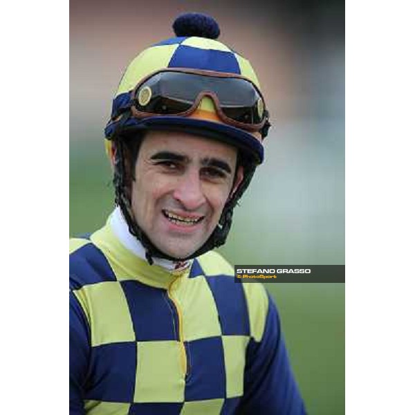 Fabio Branca and Celticus after winning the Premio Federico Smith Roma - Capannelle racecourse, 17th march 2013 ph.Stefano Grasso