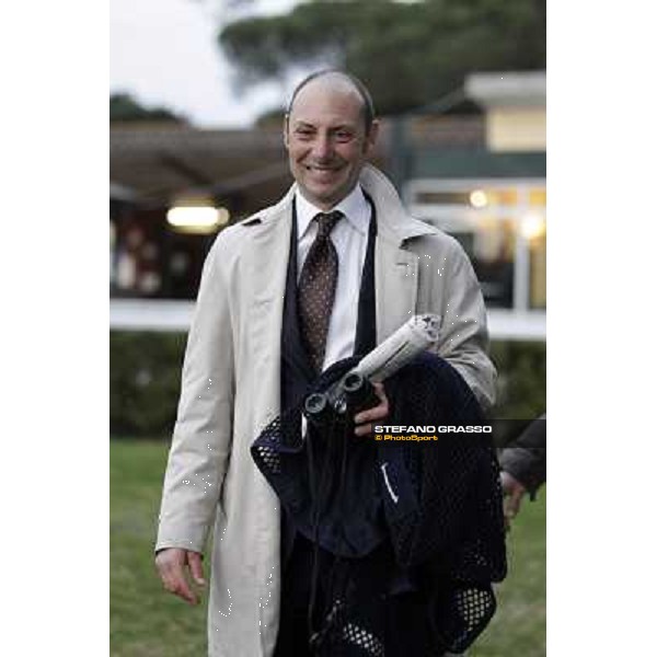 Gianluca Bietolini after winning the 123° Premio Pisa Pisa, San Rossore racecourse,24th march 2013 ph.Stefano Grasso