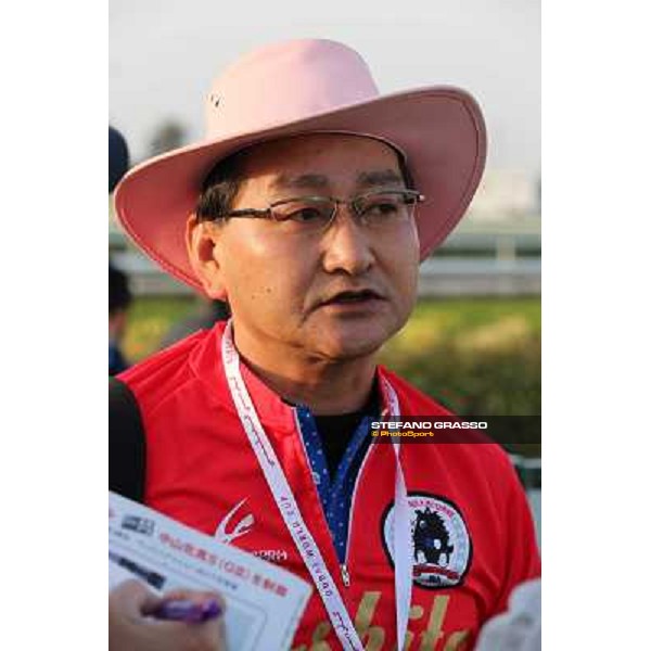Yoshito Yahagi trainer morning track works Dubai - Meydan racecourse,27th march 2013 ph.Stefano Grasso