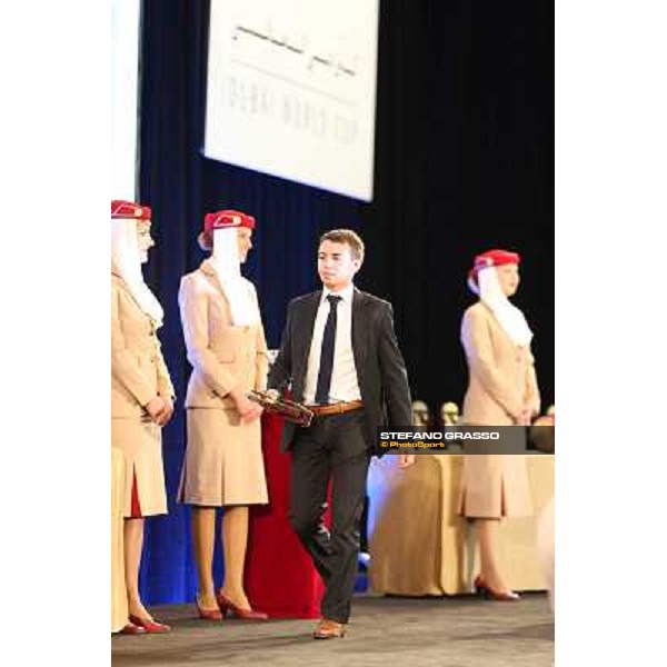 Michael Barzalona DWC 2013 - Post Position Draw Dubai - Meydan racecourse,27th march 2013 ph.Stefano Grasso