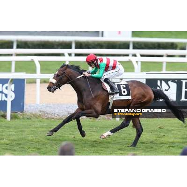 Wish Come True,Mario Esposito up,wins the Premio San Giuseppe Rome - Capannelle racecourse,1st april 2013 ph.Stefano Grasso