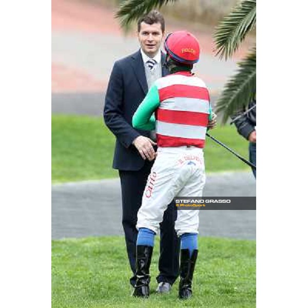 Stefano Botti and Carlo Fiocchi Rome - Capannelle racecourse,1st april 2013 ph.Stefano Grasso