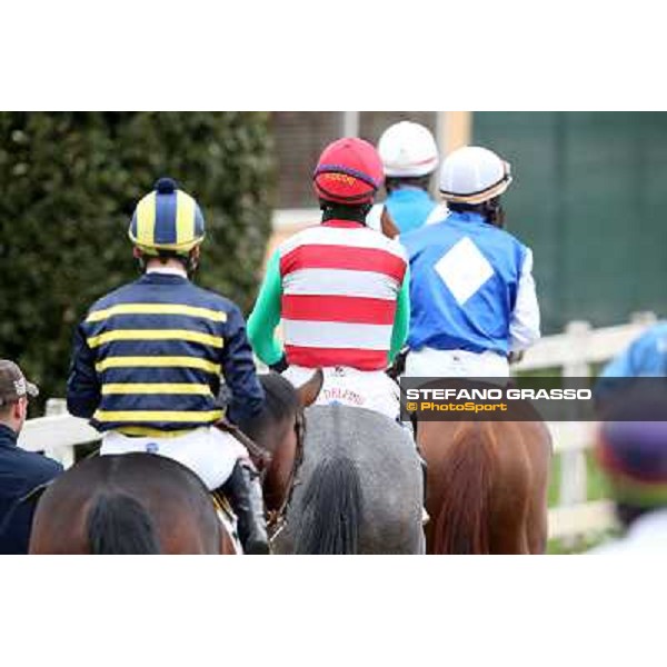 Jockeys Rome - Capannelle racecourse,1st april 2013 ph.Stefano Grasso