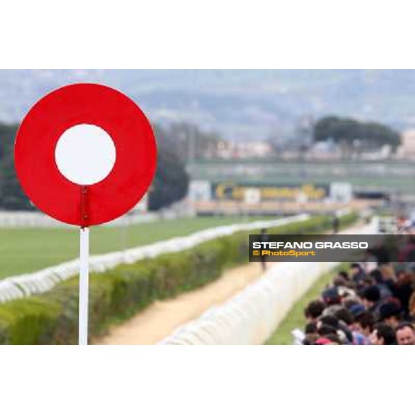 The winning post Rome - Capannelle racecourse,1st april 2013 ph.Stefano Grasso