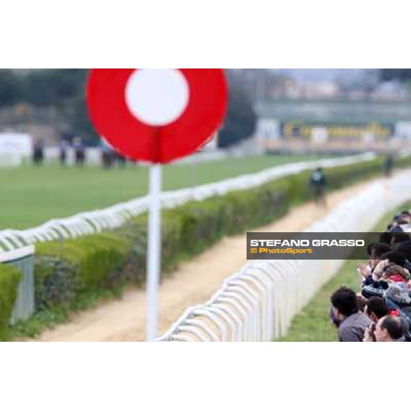 The winning post Rome - Capannelle racecourse,1st april 2013 ph.Stefano Grasso