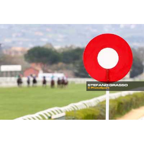 The winning post Rome - Capannelle racecourse,1st april 2013 ph.Stefano Grasso