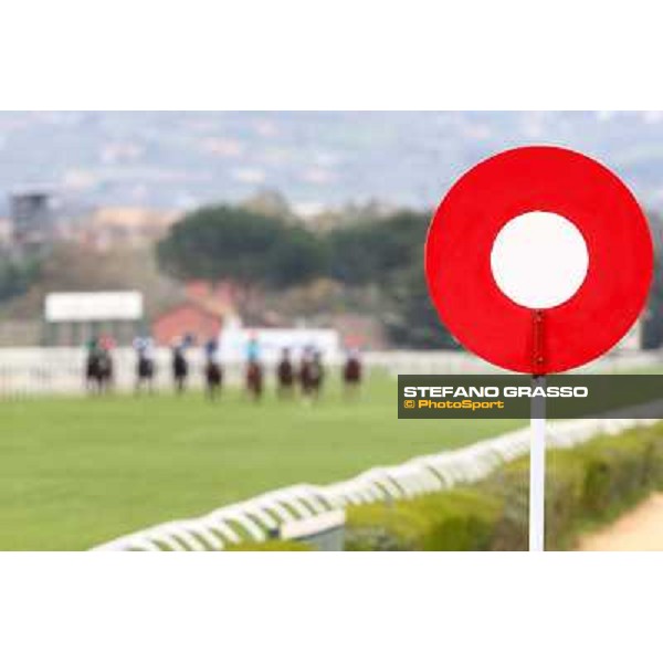 The winning post Rome - Capannelle racecourse,1st april 2013 ph.Stefano Grasso