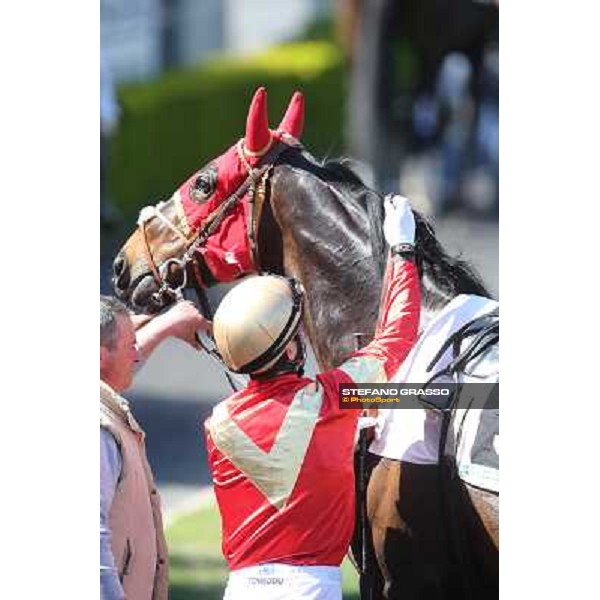 Regina Mundi and Salvatore Sulas Rome - Capannelle racecourse,7th april 2013 ph.Stefano Grasso