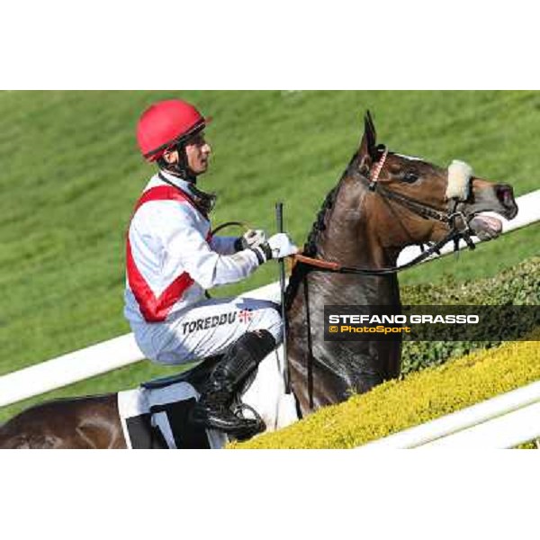 Salvatore Sulas on Carresana Rome - Capannelle racecourse,7th april 2013 ph.Stefano Grasso