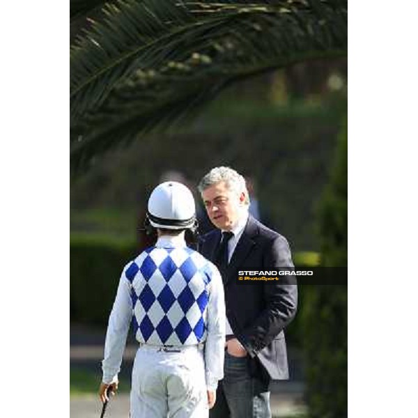 Andrea Scarpellini with Andrea Mezzatesta Rome - Capannelle racecourse,7th april 2013 ph.Stefano Grasso