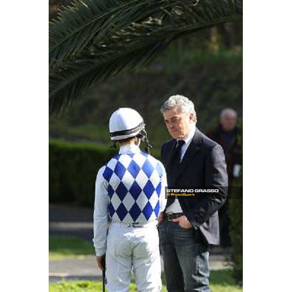 Andrea Scarpellini with Andrea Mezzatesta Rome - Capannelle racecourse,7th april 2013 ph.Stefano Grasso