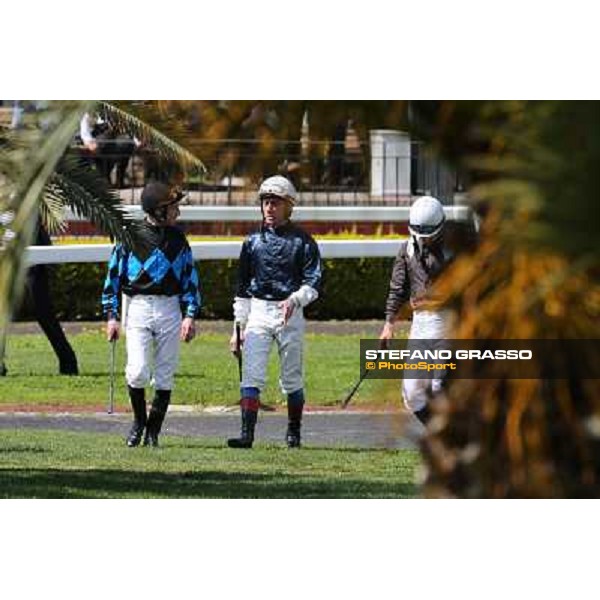 Mario Esposito,Maurizio Pasquale and Fabio Branca Rome - Capannelle racecourse,14th april 2013 ph.Stefano Grasso