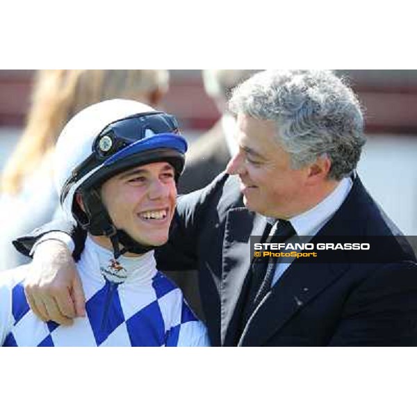 Andrea Scarpellini with Andrea Mezzatesta Rome - Capannelle racecourse,14th april 2013 ph.Stefano Grasso