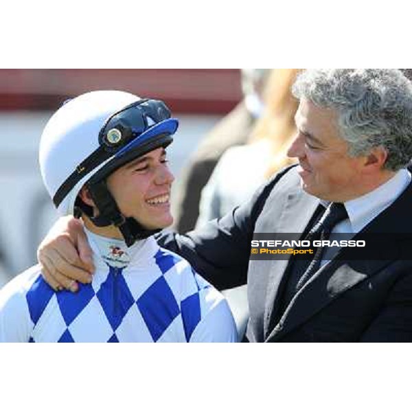 Andrea Scarpellini with Andrea Mezzatesta Rome - Capannelle racecourse,14th april 2013 ph.Stefano Grasso
